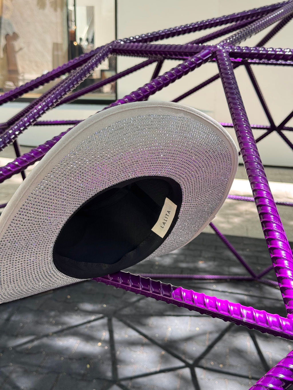 Sparkle Cowboy Hat - White