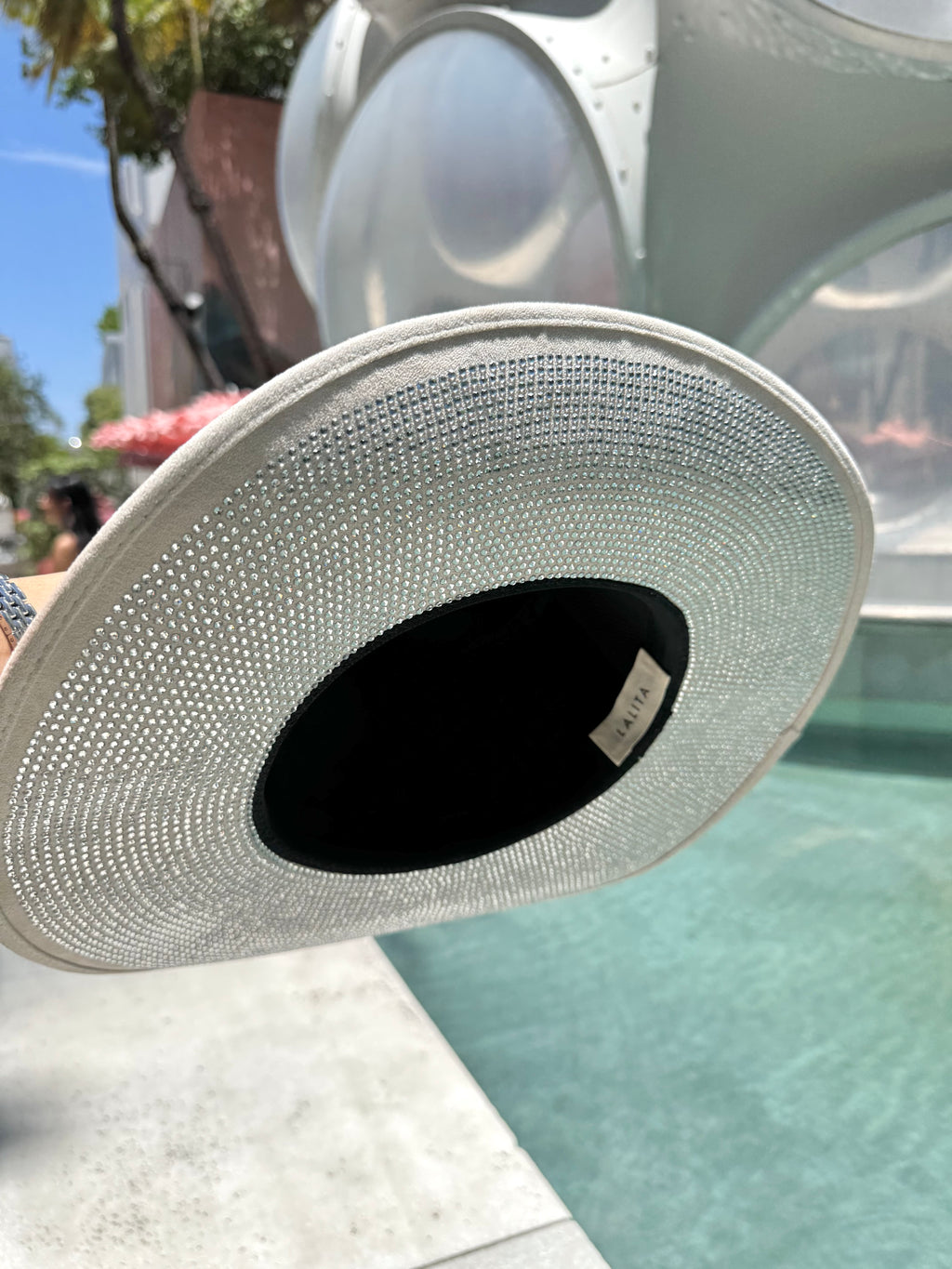 Sparkle Cowboy Hat - White