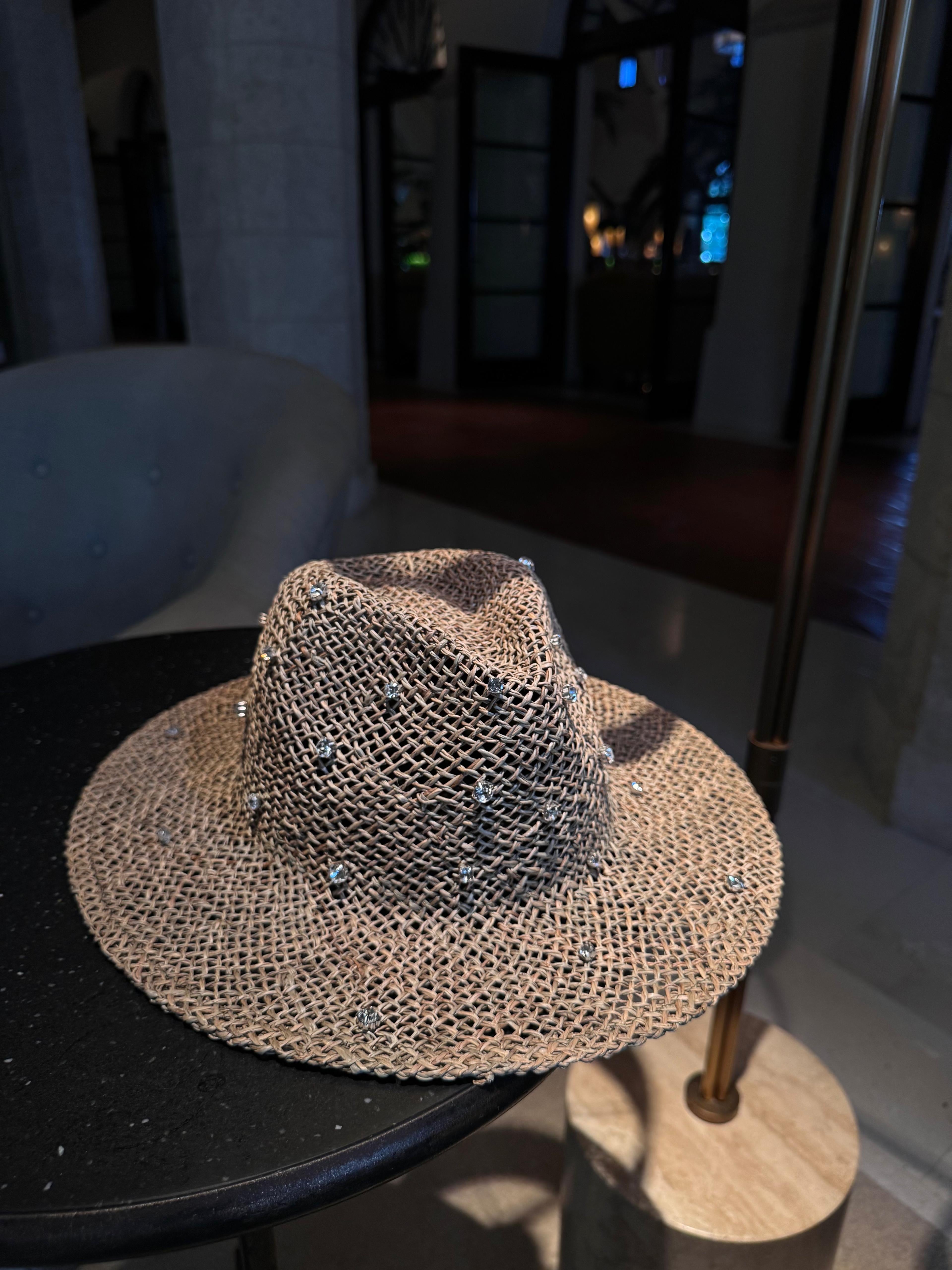 Sparkle Lalita Panama Hat - Camel