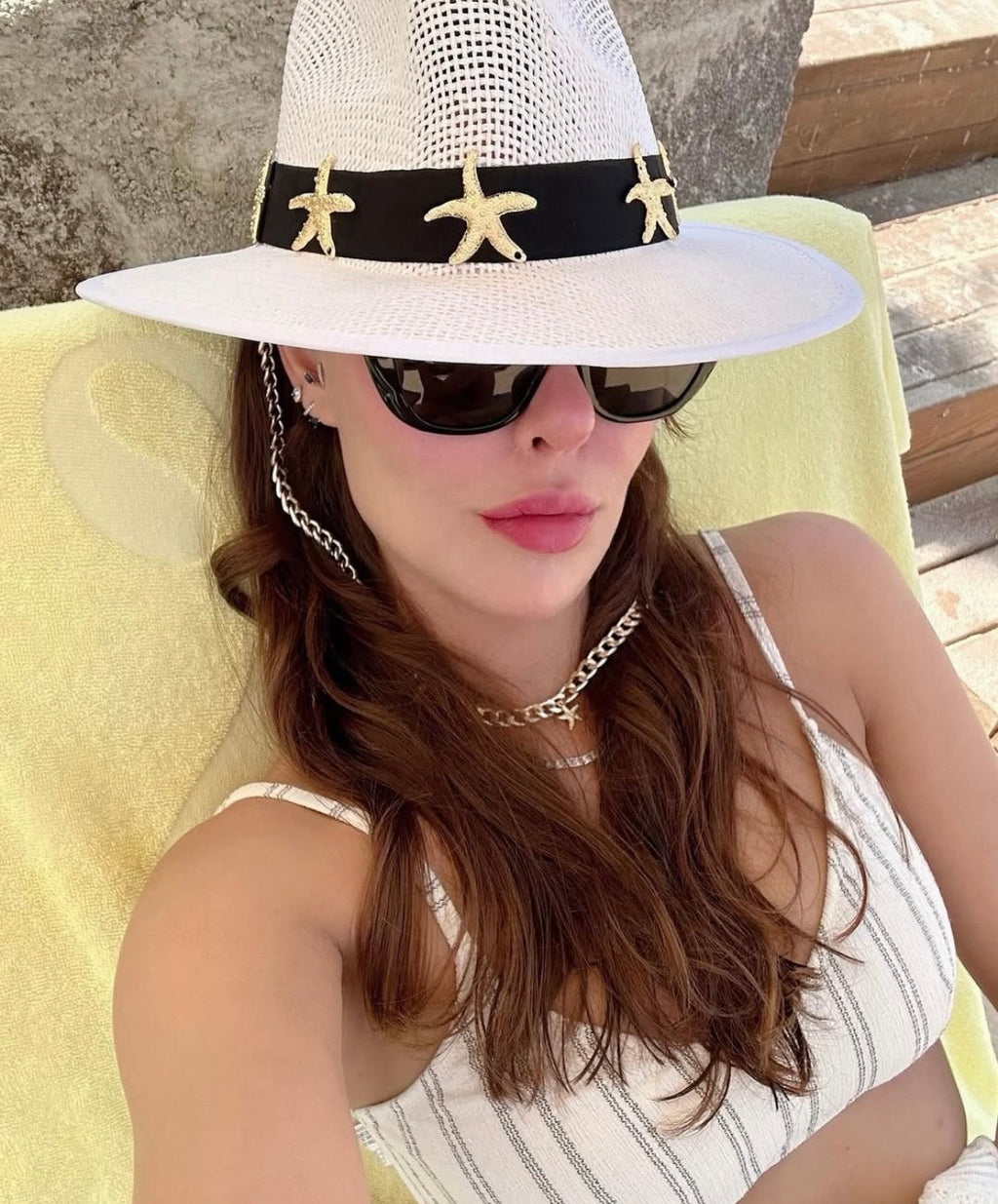 Seaside Panama Hat - White